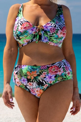 Majtki kąpielowe figi z wysokim stanem Kolekcja MIX&MATCH