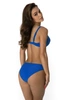Dwuczęściowy kostium kąpielowy bikini z usztywnianymi miskami i ozdobnym paskien
