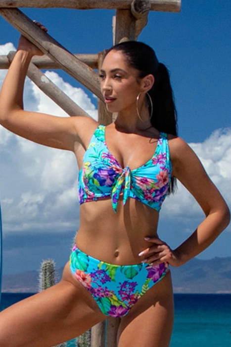 Biustonosz kąpielowy miękkie miski na duży biust Kolekcja MIX&MATCH