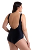 Jednoczęściowy kostium kąpielowy wyszczuplający z usztywnianymi miskami