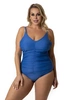 Jednoczęściowy kostium kąpielowy modelujący z marszczeniami shape