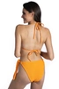 Dwuczęściowy kostium kąpielowy wiązane bikini majtki z wyższym stanem z materiału 3D