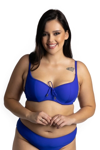 Biustonosz kąpielowy usztywniany miękką pianką góra stroju kąpielowego