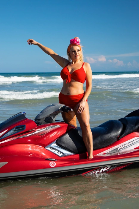 Dwuczęściowy kostium kąpielowy modelujący wyszczuplający Plus Size biustonosz usztywniany i wysokie majtki z marszczeniami