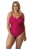 Jednoczęściowy kostium kąpielowy modelujący z marszczeniami shape