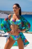Narzutka pareo peniuar plażowy z szyfonu Kolekcja MIX & MATCH