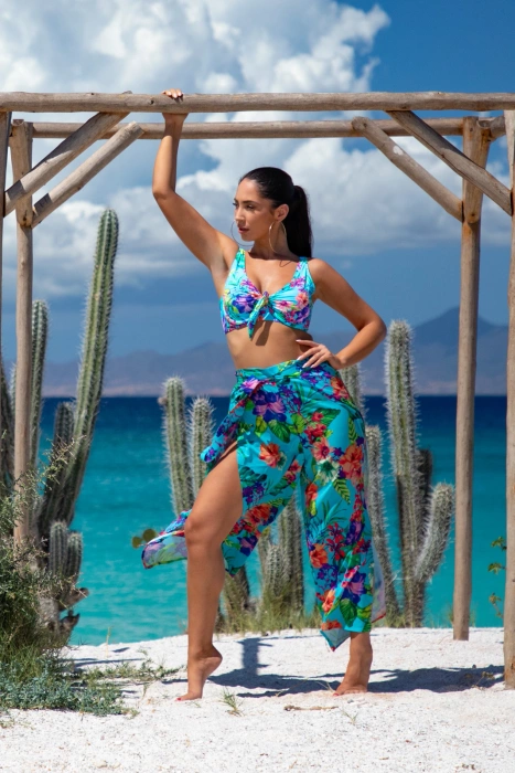 Biustonosz kąpielowy miękkie miski na duży biust Kolekcja MIX&MATCH