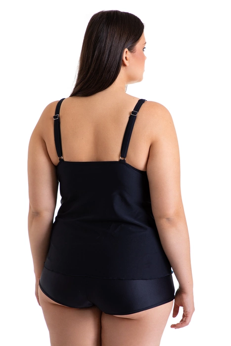 Tankini dwuczęściowy komplet ze spodenkami