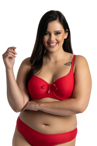 Biustonosz kąpielowy usztywniany miękką pianką góra stroju kąpielowego